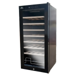 Acalava ALWC-32FW 32瓶 櫸木架特凍恆溫壓縮帶風冷觸摸屏LCD顯示雙層中空透明玻璃門酒櫃